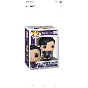 Funko Pop! Vinyl: The Addams Family - Pugsley Addams #1819 w/Protector